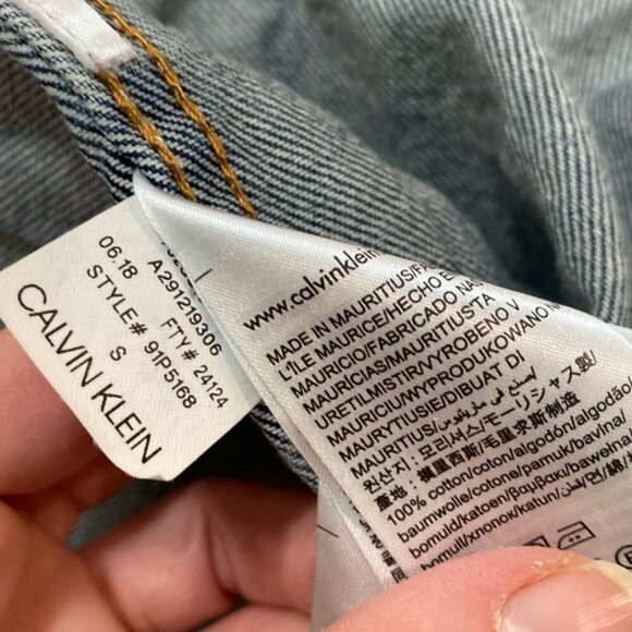 Calvin Klein Denim Trucker Jean Jacket - Picture 13 of 13